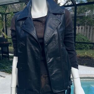 Sanctuary Leather vest